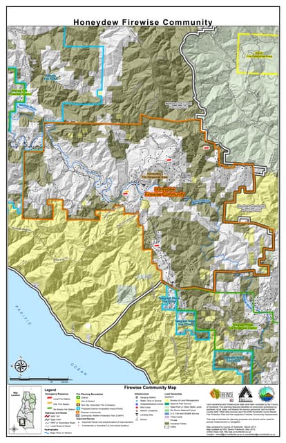Firewise Map Honeydew