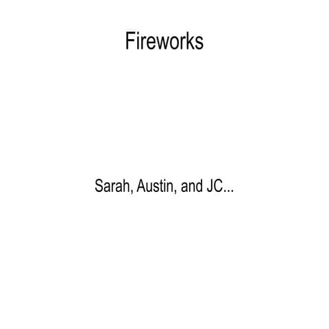 Fireworks s.a.j