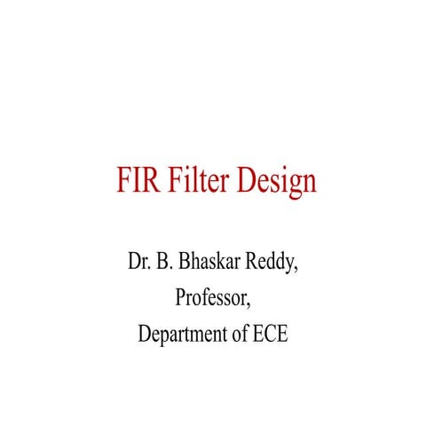 FIR Filter Design.pptx