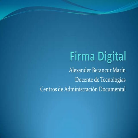 Firma Digital