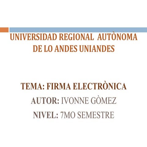 Firma electronica
