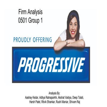 Progressive Insurance Firm analysis