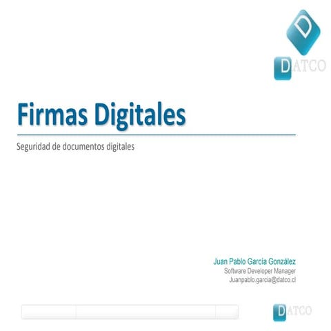 Firmas digitales