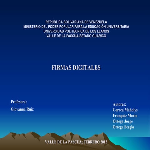 Firmas digitales 2