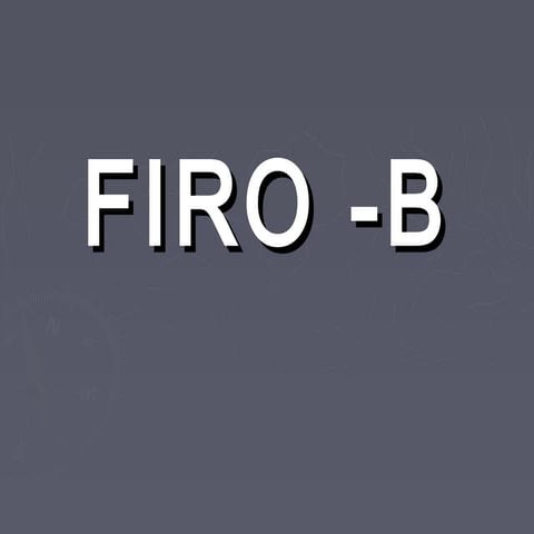 FIRO-B