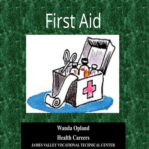 first-aid training for pipeline project .ppt