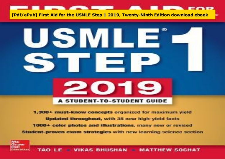First Aid Usmle Step 1 2019 Pdf Free Download