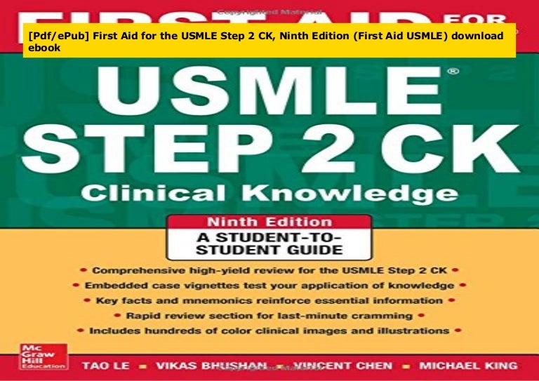 [Pdf/ePub] First Aid for the USMLE Step 2 CK, Ninth Edition (First Ai…