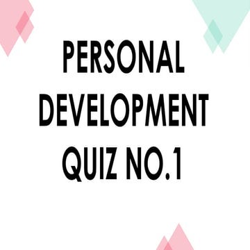 personality development  First-Quiz.pptx
