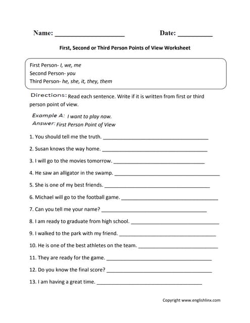 First second-or-third-person-points-of-view-worksheet (2)