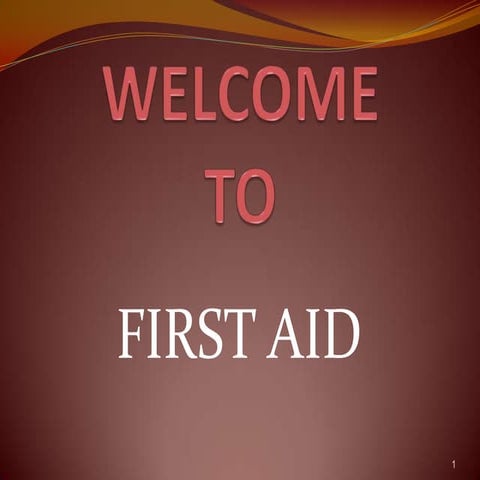First aid | PPT