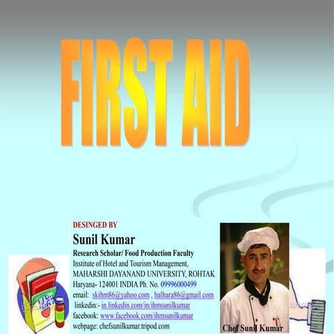 First aid in hotel industry