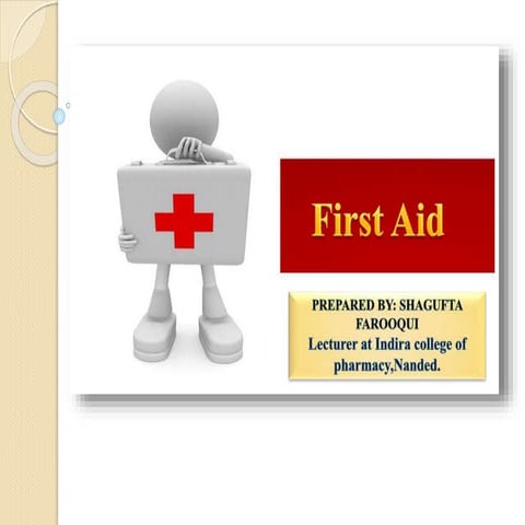 First aid