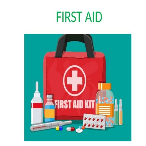 first aid kit awareness program presentation