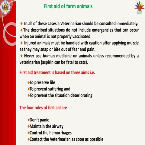 first aid in livestock a presentation .ppt