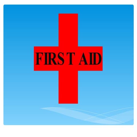First aid application
