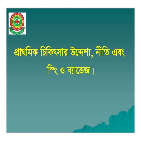 First Aid presentation in Bangla format.pdf