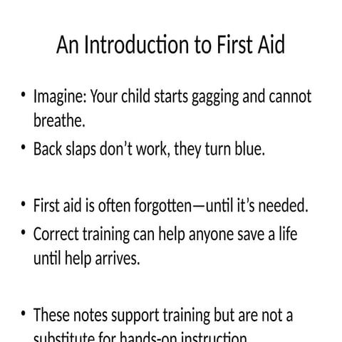 First aid Introduction basics of First aid.pptx