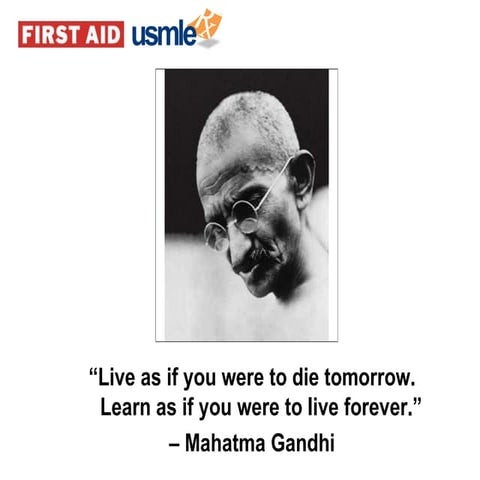 First Aid for the Step 1 Presentation with Dr. Tao Le