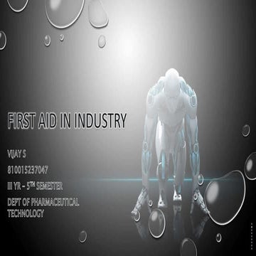 First aid in industry