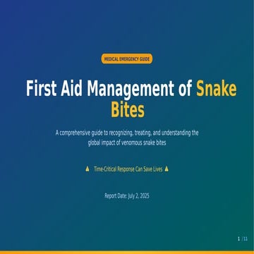 First Aid Management of Snake Bites.pptx