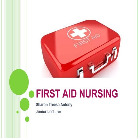 First aid nursing