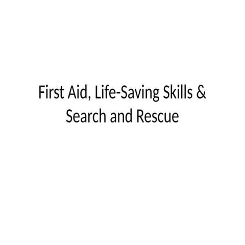 Emergency method of rescue power point Presentation | PPTX