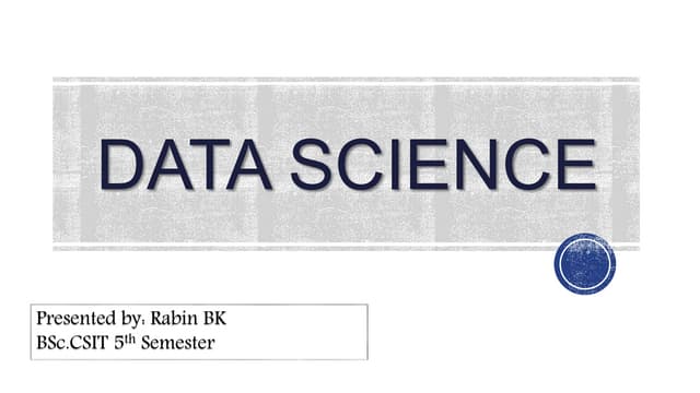 Data Science
