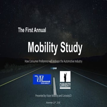 The 4th Annual New Mobility Study 2019 | PPTX