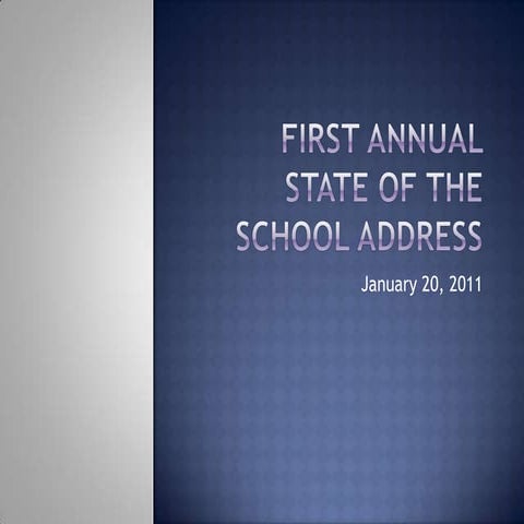 Prince of Peace First Annual State of the School Address