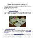 Law school personal statement editing service