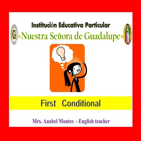 First conditional 3ero
