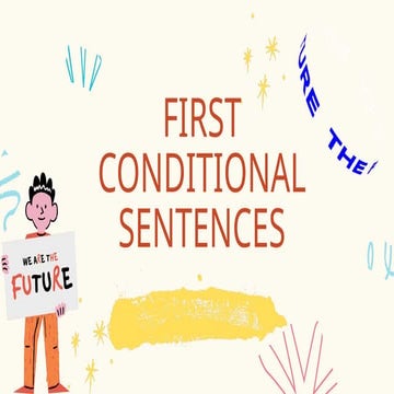 first conditional sentences.pptx........... | PPTX