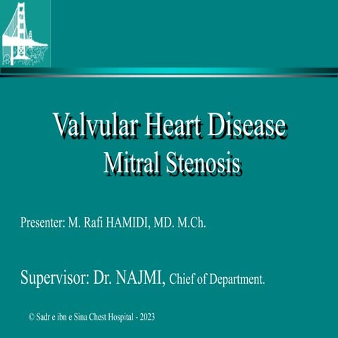 Mitral valve stenosis - AQUIRED HEART DISEASE | PPT