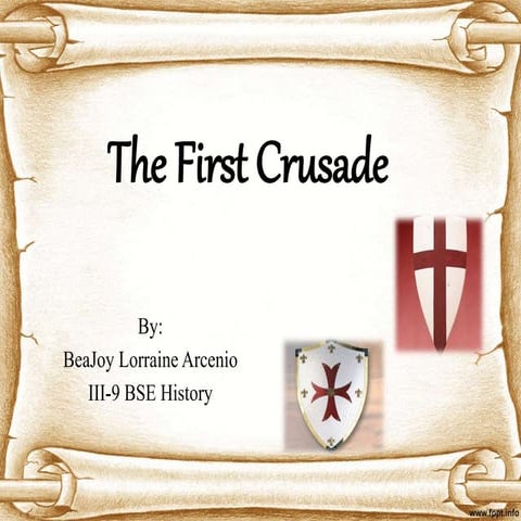 FIRST CRUSADE