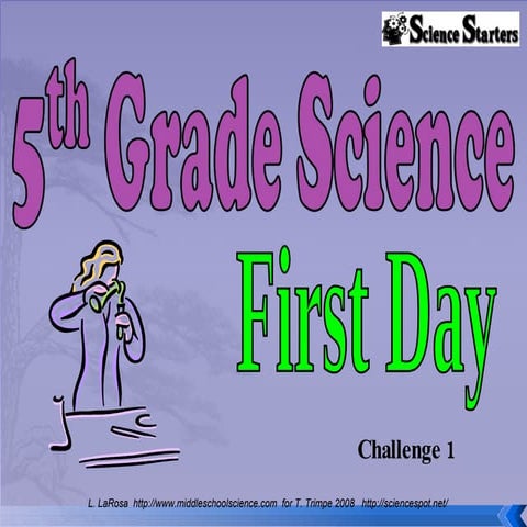 Firstday5th grade lab