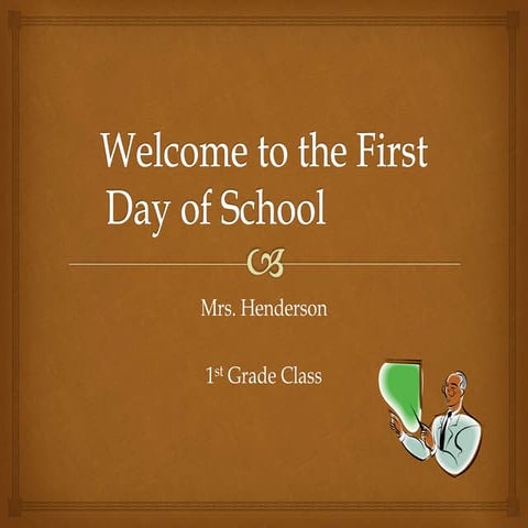 First day school