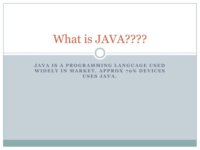 Why JAVA is Best