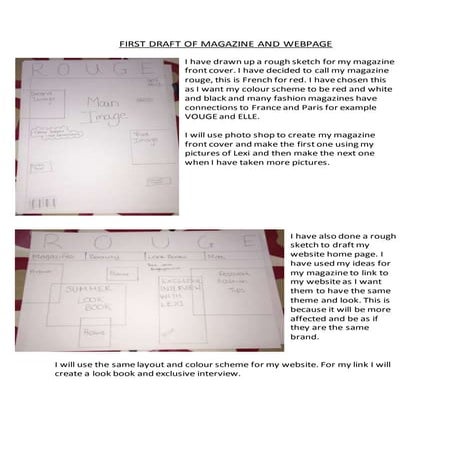First draft of magazine and webpage | DOCX