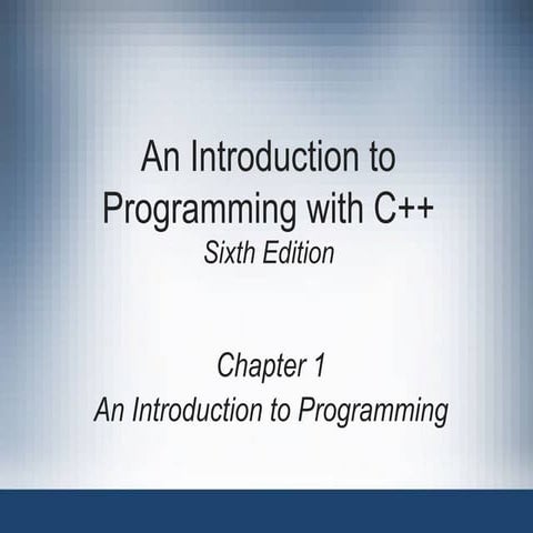 First draft programming c++ | PPT