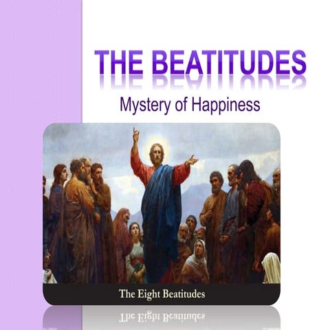 the 8 beatitudes, 