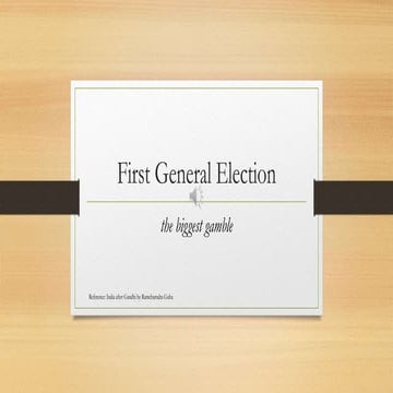 First general election