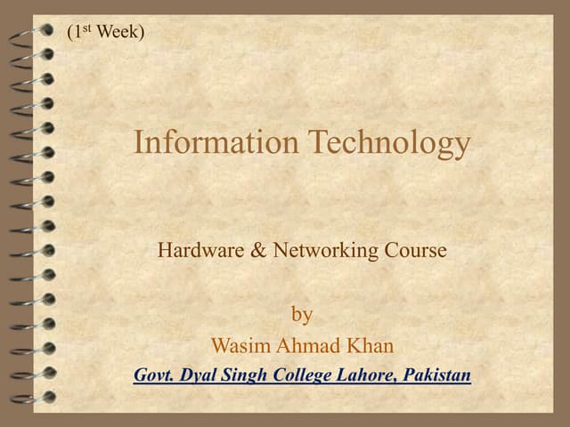 Information Technology Basics