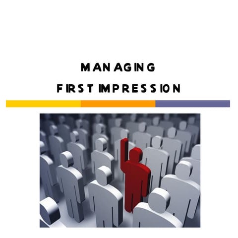 First impression