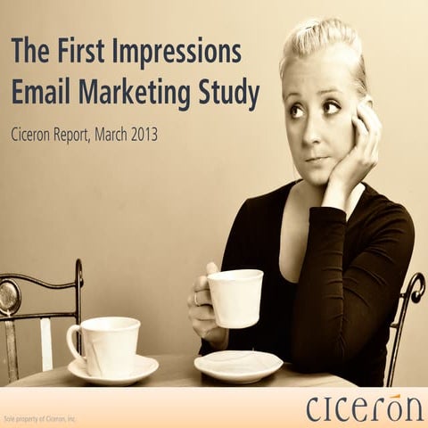 First Impressions Email Marketing Study