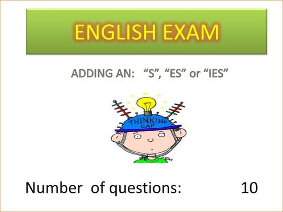 INFLECTIONAL ENDINGS: Adding 'S' and 'ES' | PPTX