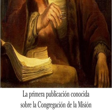 La primera publicación conocida sobre la Congregación de la Misión PPT