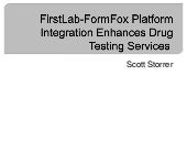 FirstLab-FormFox Platform Integrati...