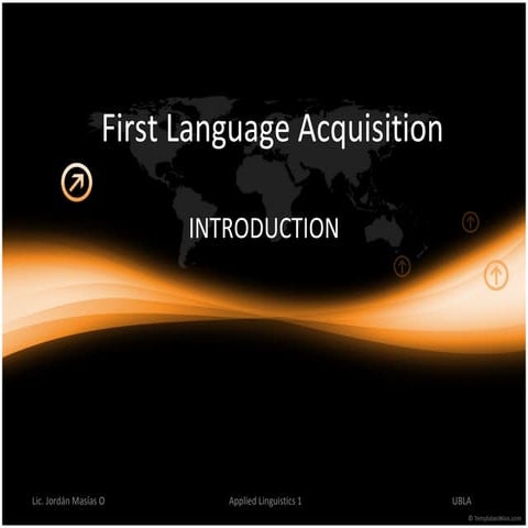 First language acquisition | PPT