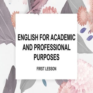 week 1 English Academic Professional Purposes for SHS Grade 11.pptx